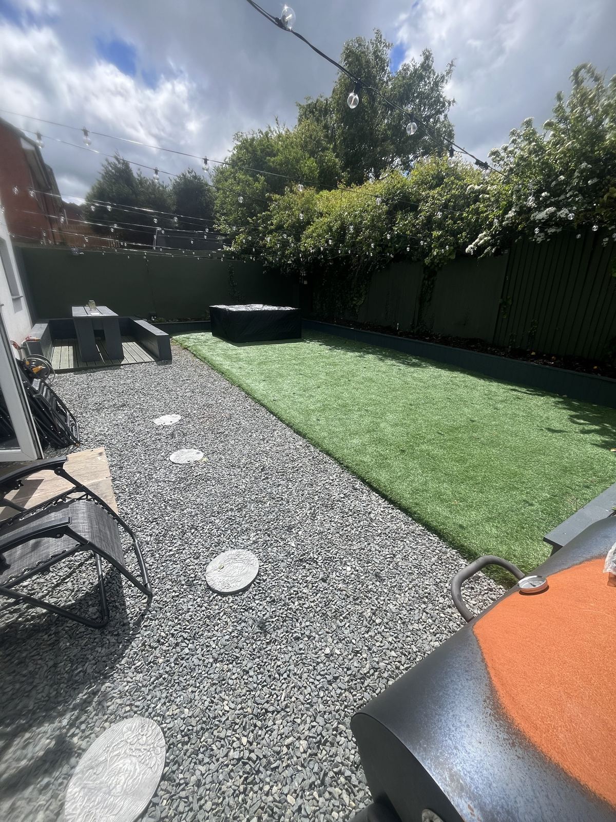 Private back garden
